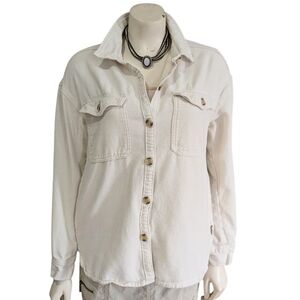 Hollister Boyfriend Fit Shacket Size Small